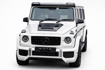 Mercedes G razred W463 1990–2018 BRBS obloga pokrova motorja (za 2004-2018, karbon) fotografija 1