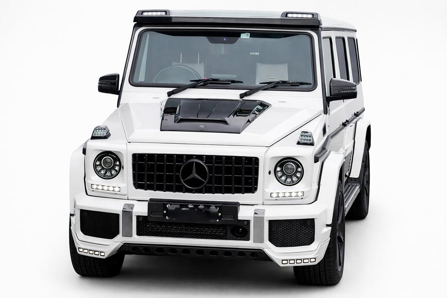 Mercedes G razred W463 1990–2018 BRBS obloga pokrova motorja (za 2004-2018, karbon) Image