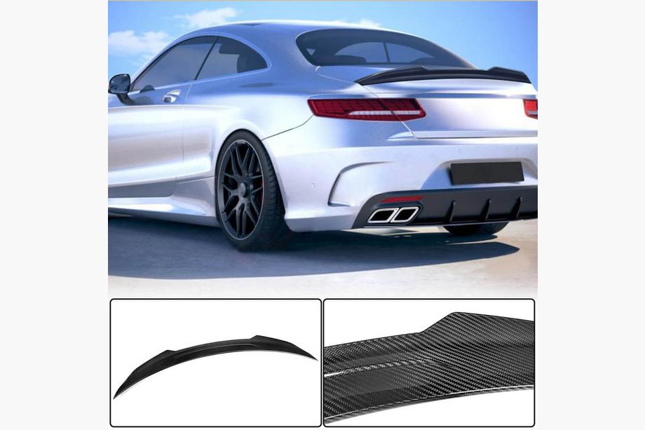 Mercedes S-class C217 Coupe 2014–2020 Spojler V3 (kupe, suhi karbon) Image