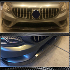 Mercedes S-class C217 Coupe 2014–2020 Karbonski lip V2 za sprednji odbijač (za AMG-Line 2015-2018) fotografija 4