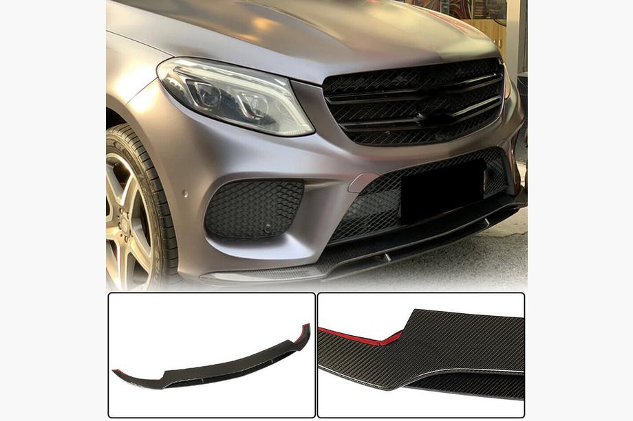 Mercedes GLE kupe C292 2015–2019 Karbon dodatki za sprednji odbijač Lip (za GLE43 AMG) Image