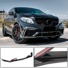 Mercedes GLE kupe C292 2015–2019 Lip spojler sprednjega odbijača (za GLE63 AMG, plastika) fotografija 1