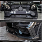 Mercedes GLE kupe C292 2015–2019 Lip spojler sprednjega odbijača (za GLE63 AMG, plastika) fotografija 4