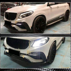 Mercedes GLE kupe C292 2015–2019 Lip spojler sprednjega odbijača (za GLE63 AMG, plastika) fotografija 5