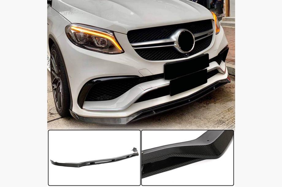 Mercedes GLE kupe C292 2015–2019 Lip spojler sprednjega odbijača (za GLE63 AMG, plastika) Image