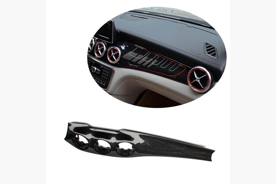 Mercedes GLA X156 2014–2019 Prekrivni element sredinske konzole (2014-2016, karbon) Image
