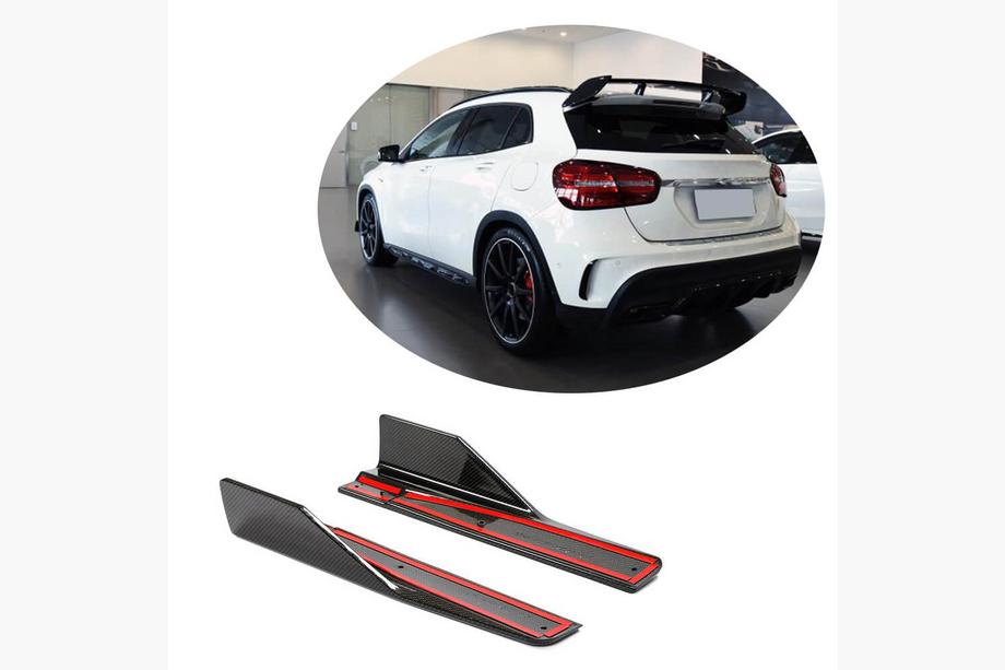 Mercedes GLA X156 2014–2019 Obloge pragov (za GLA45 AMG 2013-2016, karbon) Image