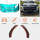 Mercedes GLA X156 2014–2019 Dodatki za sprednji odbijac Flap (za GLA45 AMG 2017-2020) fotografija 2