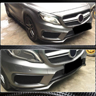 Mercedes GLA X156 2014–2019 Karbon lip za sprednji odbijač Lip (za GLA45 AMG 2013-2016) fotografija 3