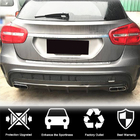 Mercedes GLA X156 2014–2019 Difuzor zadnjega odbijača (za GLA45 AMG, karbon) fotografija 2