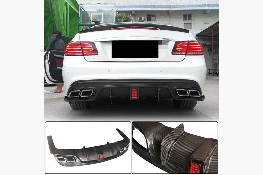 Mercedes razred E kupe C207 2010–2017 Difuzor zadnjega odbijača (za AMG-Line 2014-2016, karbon) Image