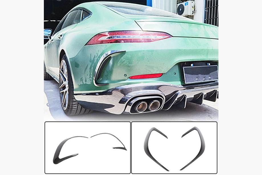 Mercedes AMG GT 4 X290 2018– Dodatki za zadnji odbijač V2 (za GT63 2018-2022, karbon) Image