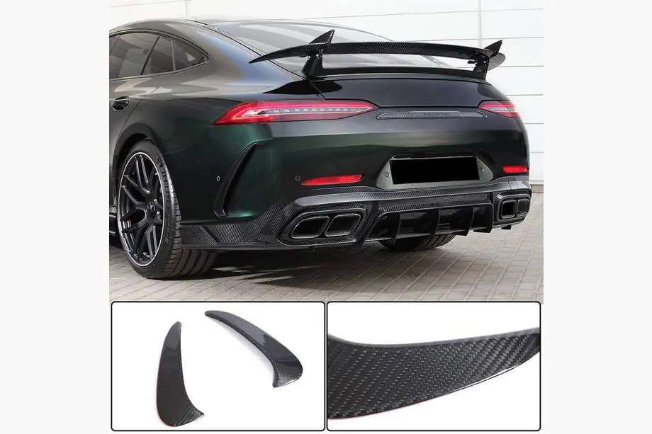 Mercedes AMG GT 4 X290 2018– Obloge zadnjega odbijača V1 (za GT63 2018-2022, karbon) Image