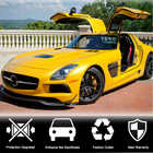 Mercedes SLS C197 2010–2014 Pokrovi sprednjega odbijača Flap V1 (karbon) fotografija 3