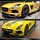 Mercedes SLS C197 2010–2014 Lip spojler sprednjega odbijača (Karbon) fotografija 4