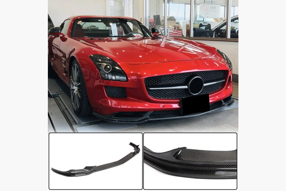 Mercedes SLS C197 2010–2014 Lip spojler sprednjega odbijača (Karbon) Image