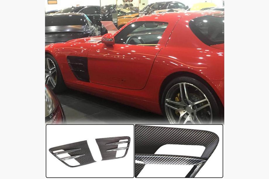 Mercedes SLS C197 2010–2014 Pokrovi sprednjih blatnikov (Dry Carbon) Image