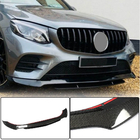 Mercedes GLC X253 2015–2022 Lip dodatek za sprednji odbijač (za AMG-Line/GLC43 AMG, karbon) fotografija 1