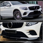 Mercedes GLC X253 2015–2022 Lip dodatek za sprednji odbijač (za AMG-Line/GLC43 AMG, karbon) fotografija 2