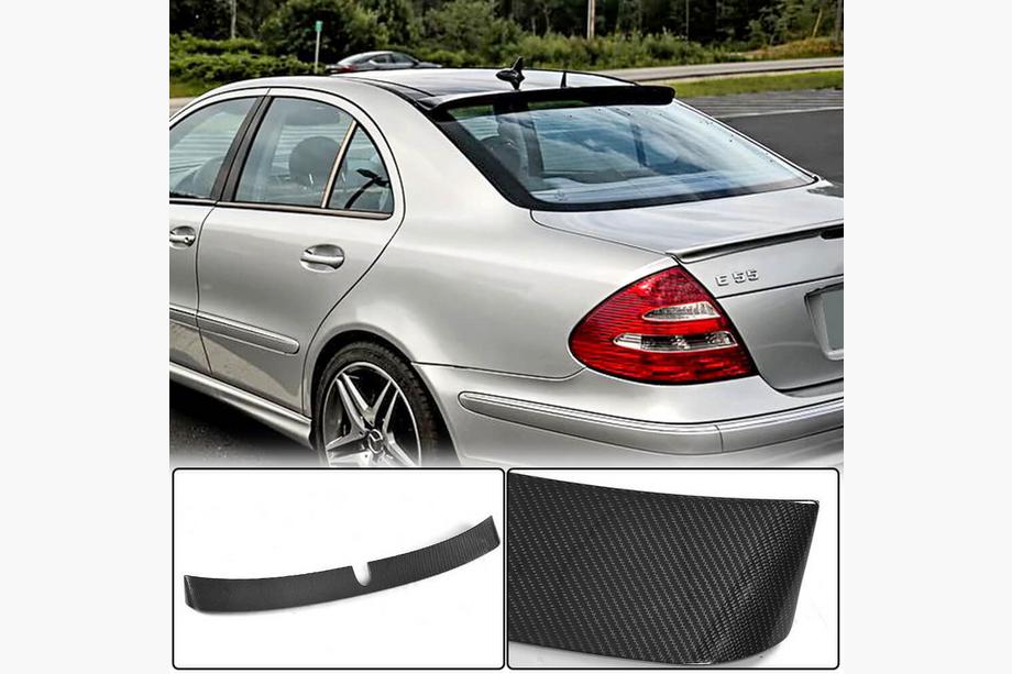 Mercedes E-class W211 2002–2009 Spojler za zadnje steklo (2002-2006, karbon) Fotografija 1
