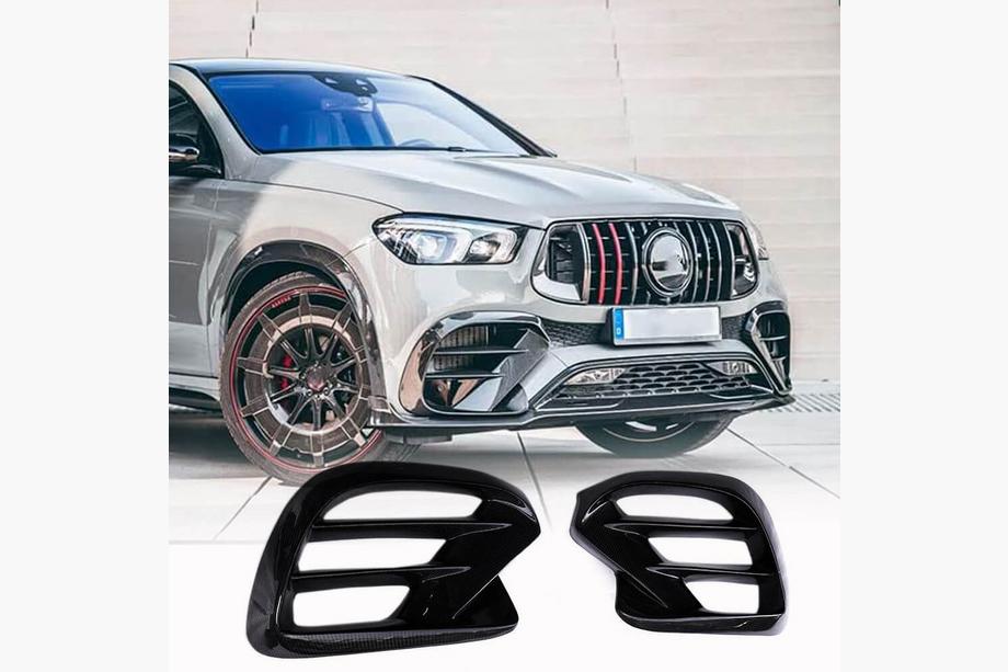 Mercedes GLE Coupé C167 2019– Vstavki za sprednji odbijač (za GLE 350/GLE450/GLE63 2019-2023, karbon) Image