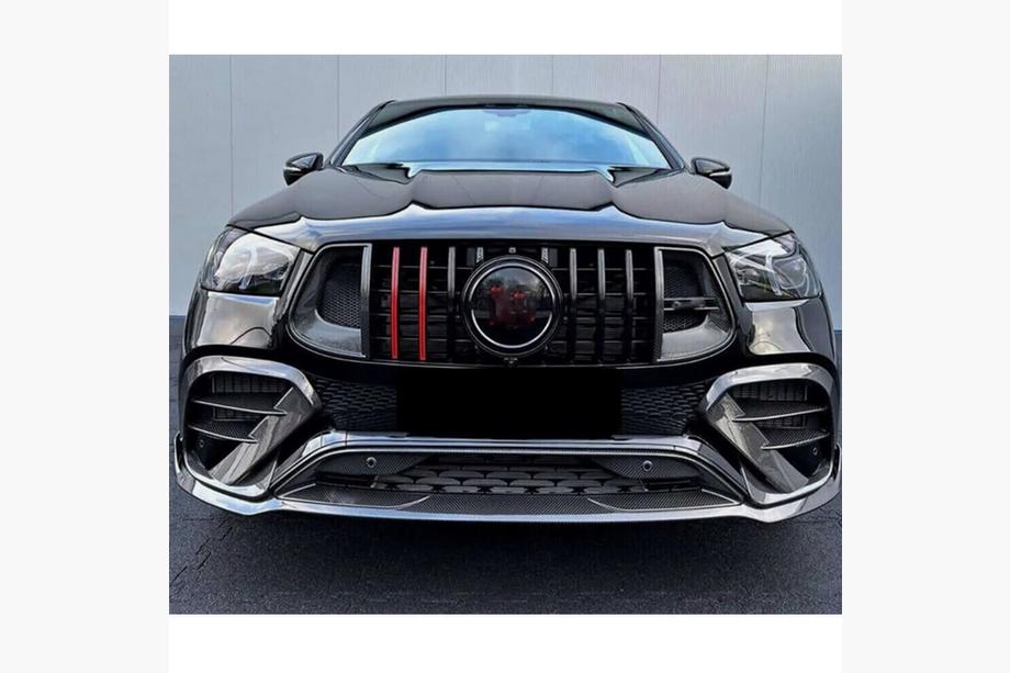 Mercedes GLE W167 2018– Rešetka hladilnika Rocket Carbon (za AMG-Line/GLE53/GLE63 2018-2023) Fotografija 1