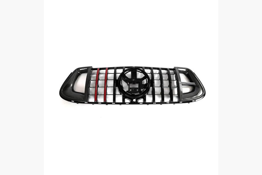 Mercedes GLE W167 2018– Rešetka hladilnika Rocket Carbon (za AMG-Line/GLE53/GLE63 2018-2023) Fotografija 5