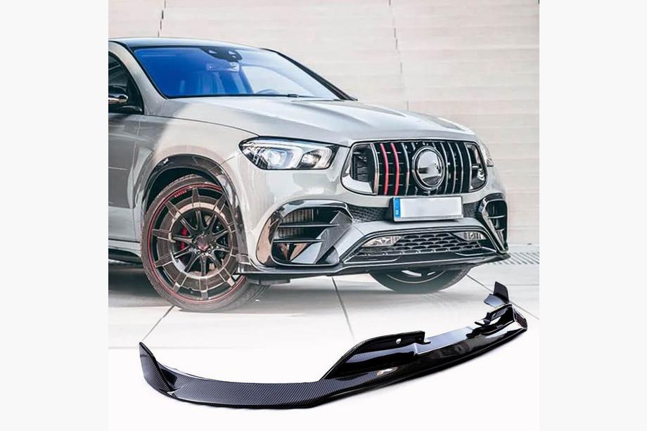 Mercedes GLE W167 2018– Lip spojler sprednjega odbijača (za GLE53/AMG-Line 2019-2023, karbon) Fotografija 1