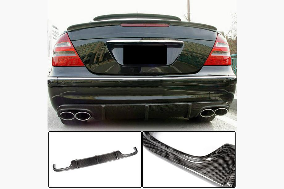 Mercedes E-class W211 2002–2009 Difuzor zadnjega odbijača (za E55 AMG 2003-2006, karbon) Image