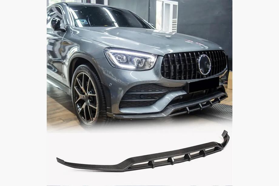 Mercedes GLC X253 2015–2022 Lip spojler sprednjega odbijača Lip (za AMG-Line 2020+, karbon) Fotografija 1