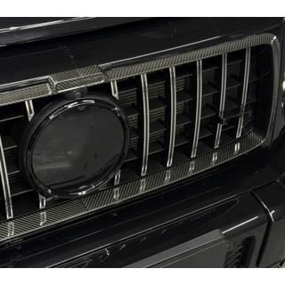 Obroba maske hladilnika (karbon) Mercedes G-Class W463 2018–2024 fotografija 1