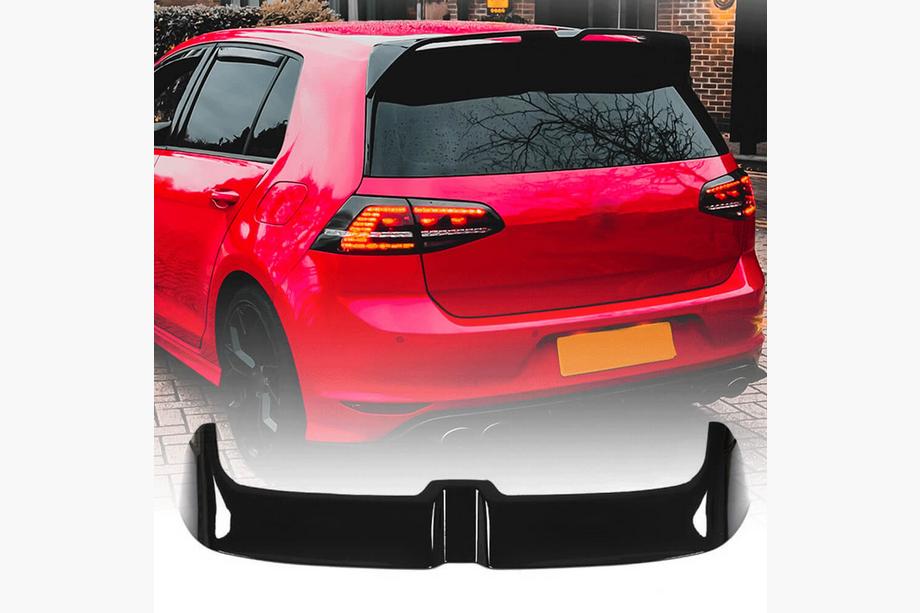 Volkswagen Golf 7/E-Golf 2012–2020 Spojler V6 (za GTI/R HB, plastika) Image