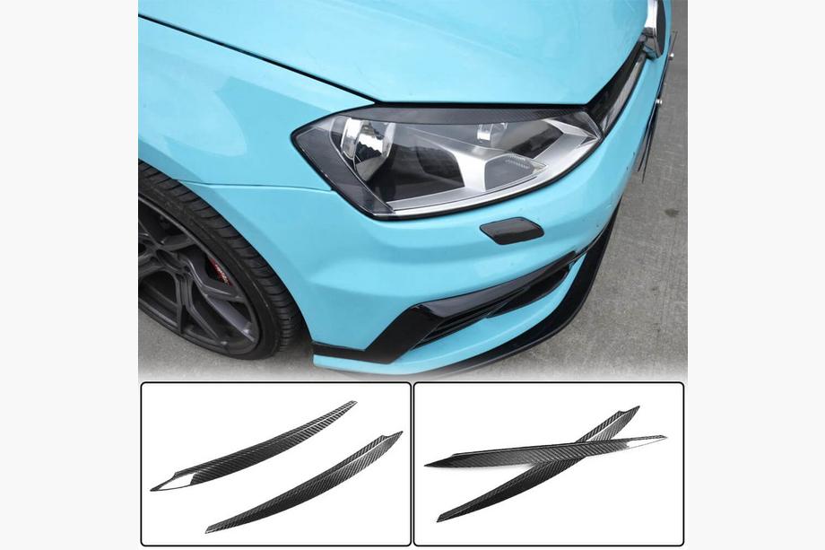 Volkswagen Golf 7/E-Golf 2012–2020 Trepalnice za žaromete (karbon) Image