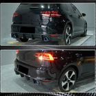 Volkswagen Golf 7/E-Golf 2012–2020 Difuzor zadnjega odbijača V2 (za Base/GTI HB 2012-2017, karbon) fotografija 4
