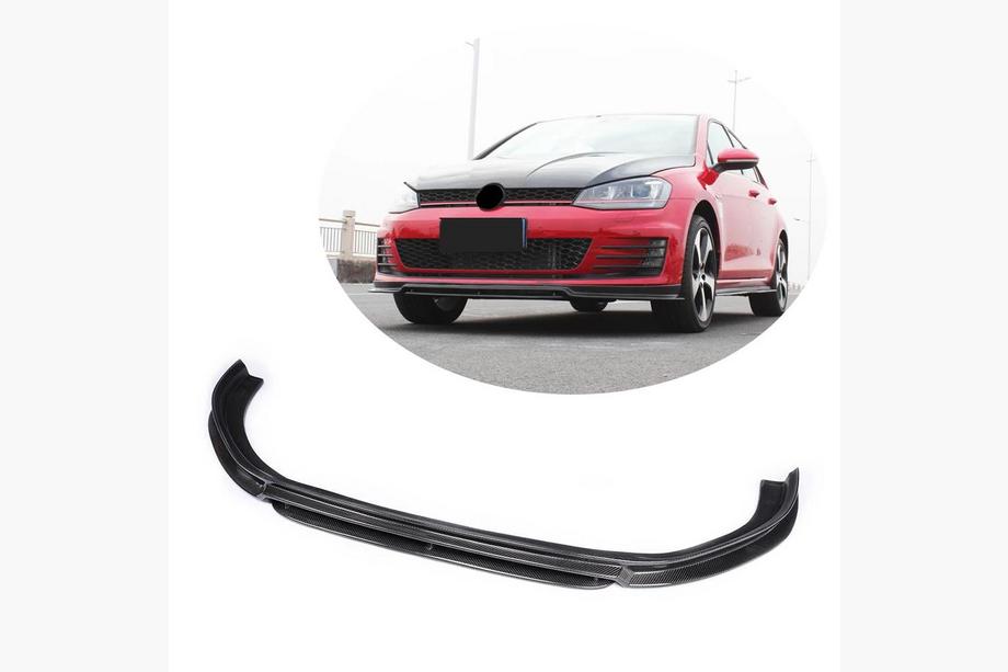 Volkswagen Golf 7/E-Golf 2012–2020 Lipa sprednjega odbijača Lip V3 (za GTI HB 2012-2017, karbon) Image