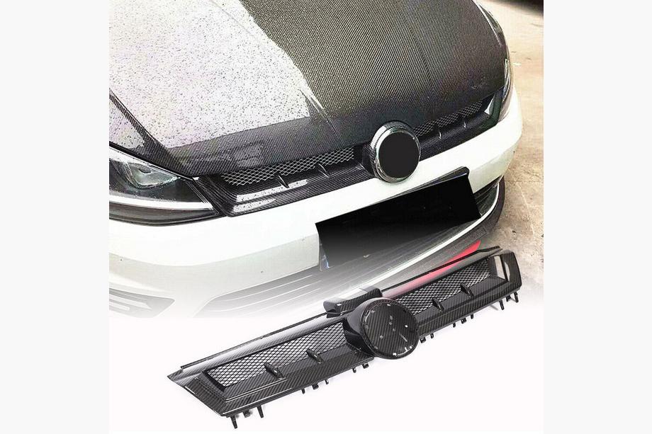 Volkswagen Golf 7/E-Golf 2012–2020 Maska hladilnika (za HB 2012-2017, Dry Carbon) Image
