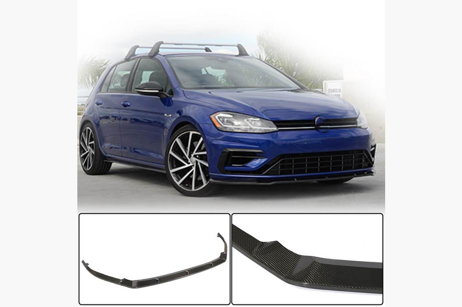 Volkswagen Golf 7/E-Golf 2012–2020 Sprednji lip odbijača Lip V1 (za R/R-Line 2017-2020, karbon) Image