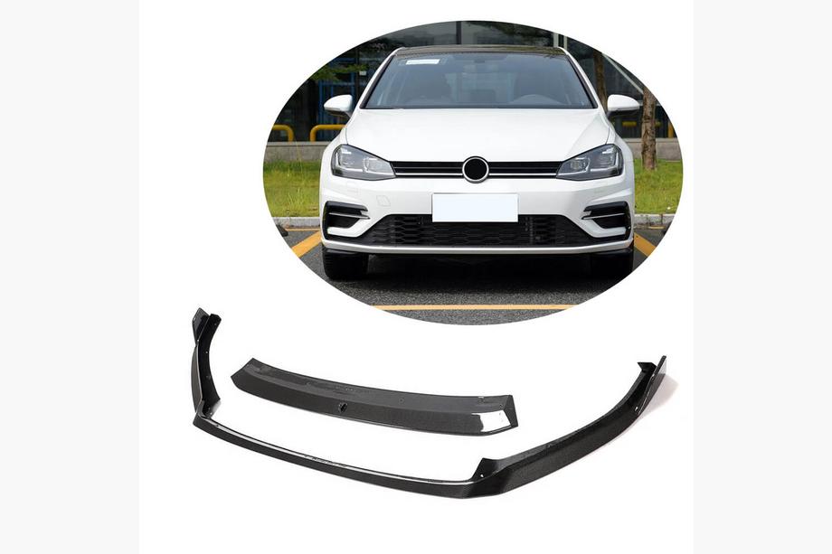 Volkswagen Golf 7/E-Golf 2012–2020 Sprednji lip V2 za sprednji odbijač (za R/R-Line 2017-2020, karbon) Image