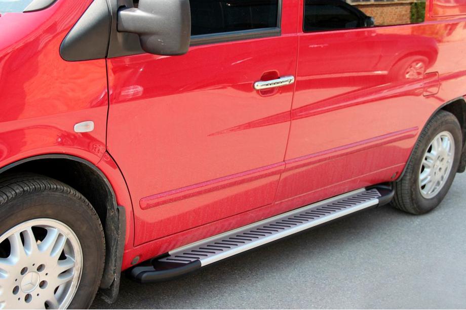 Mercedes Vito W638 1996–2003 Stranski pragovi Line (2 kosa, aluminij) Image