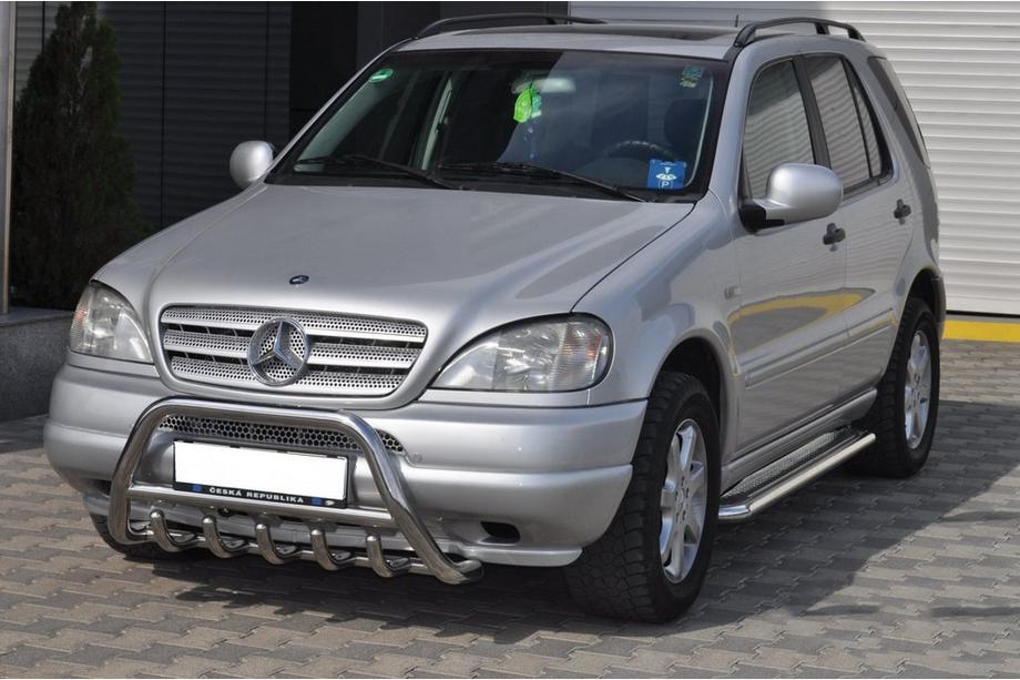 Mercedes ML W163 1997–2005 Sprednji zaščitni lok (nerjavno jeklo) Fotografija 5