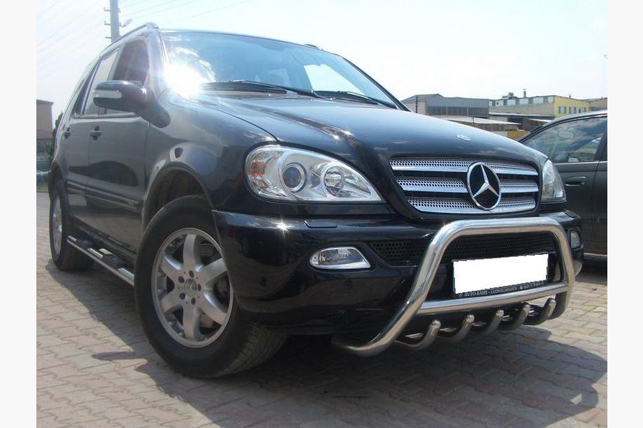 Mercedes ML W163 1997–2005 Sprednji zaščitni lok (nerjavno jeklo) Fotografija 2