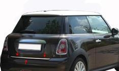 Mini Clubman R55/R56 2007–2014 Nerjaveča obroba roba prtljažnika R56 fotografija 1