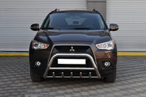 Mitsubishi ASX 2010–2023 Prednji zaščitni lok WT003 (nerjavno jeklo) fotografija 1