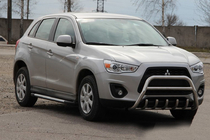 Mitsubishi ASX 2010–2023 Prednji zaščitni lok WT003 (nerjavno jeklo) fotografija 2