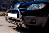 Mitsubishi Outlander 2001–2006 Sprednji zaščitni lok WT004 (inox) fotografija 2