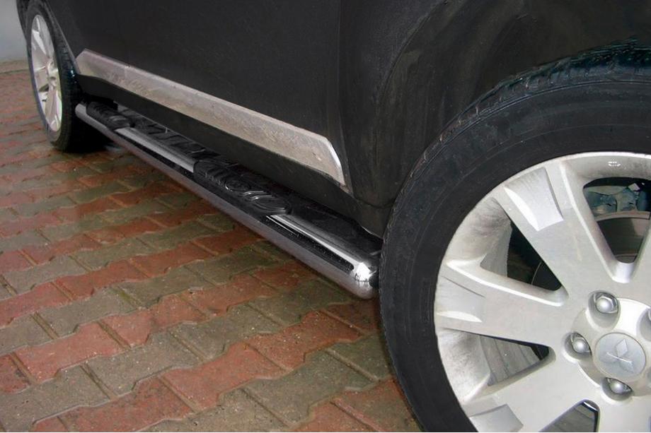 Mitsubishi Outlander 2006–2012 Bočne zaščitne cevi (2 kos, nerjavno jeklo) Image