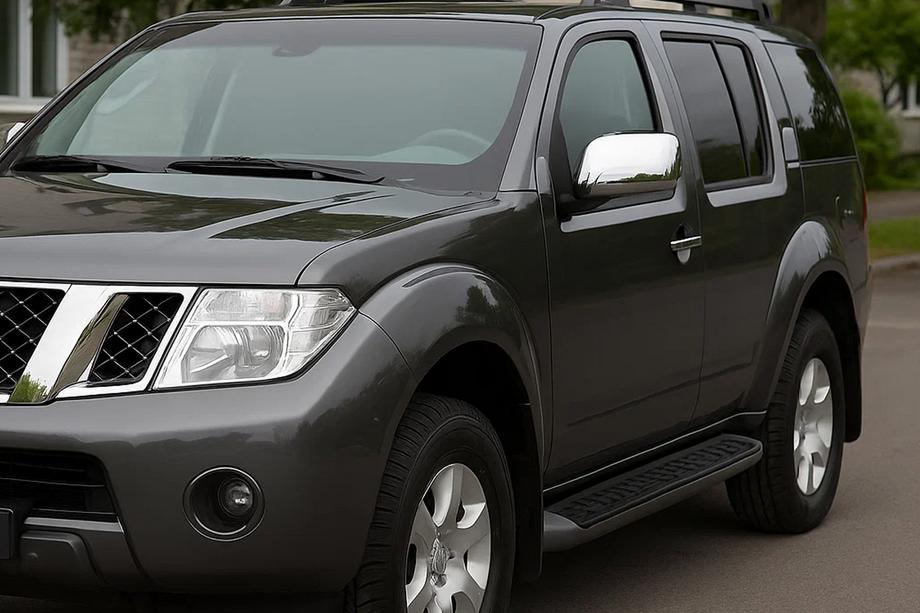 Nissan Pathfinder R51 2005–2014 Kromirani pokrovi ogledal (2 kosa, nerjavno jeklo) Image