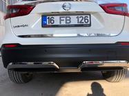 Nissan Qashqai 2014–2021 Zaščitna letev roba prtljažnika (nerjaveče jeklo) Carmos - turško nerjaveče jeklo fotografija 2