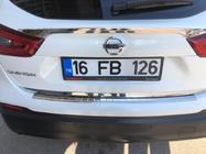 Nissan Qashqai 2014–2021 Okrasna letev nad registrsko tablico (nerjaveče jeklo) OmsaLine - italijansko nerjavno jeklo fotografija 6
