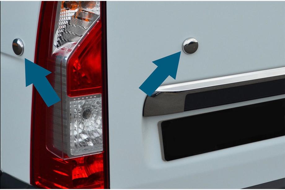 Renault Master 2011–2023 Zamaški (4 kosi, nerjavno jeklo) Image